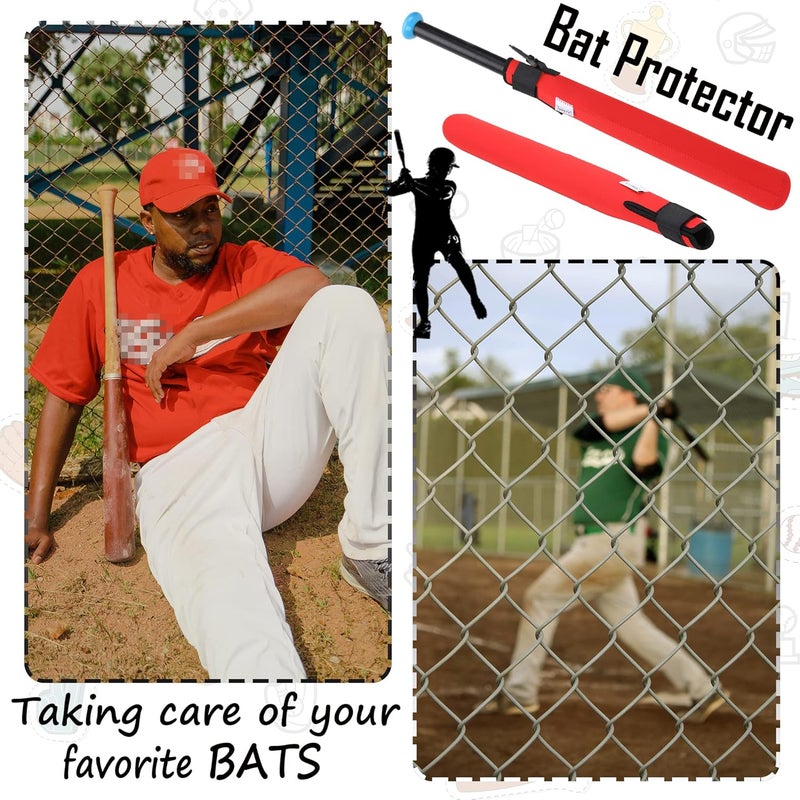 ILHSTY Bat Protector Sleeve for Baseball & Softball, Bat Warmer & Cover With Hook - Image 5